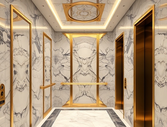 Lüks Rezidans Asansörü